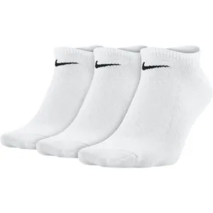 Nike UNISEX TRAINING Sx2554-101 U Nk Ltwt Ns 3Pr-Value WHITE Sock