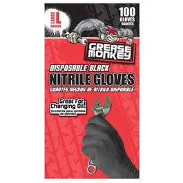 Nitrile Gloves, Disposable, L, 100-Ct.