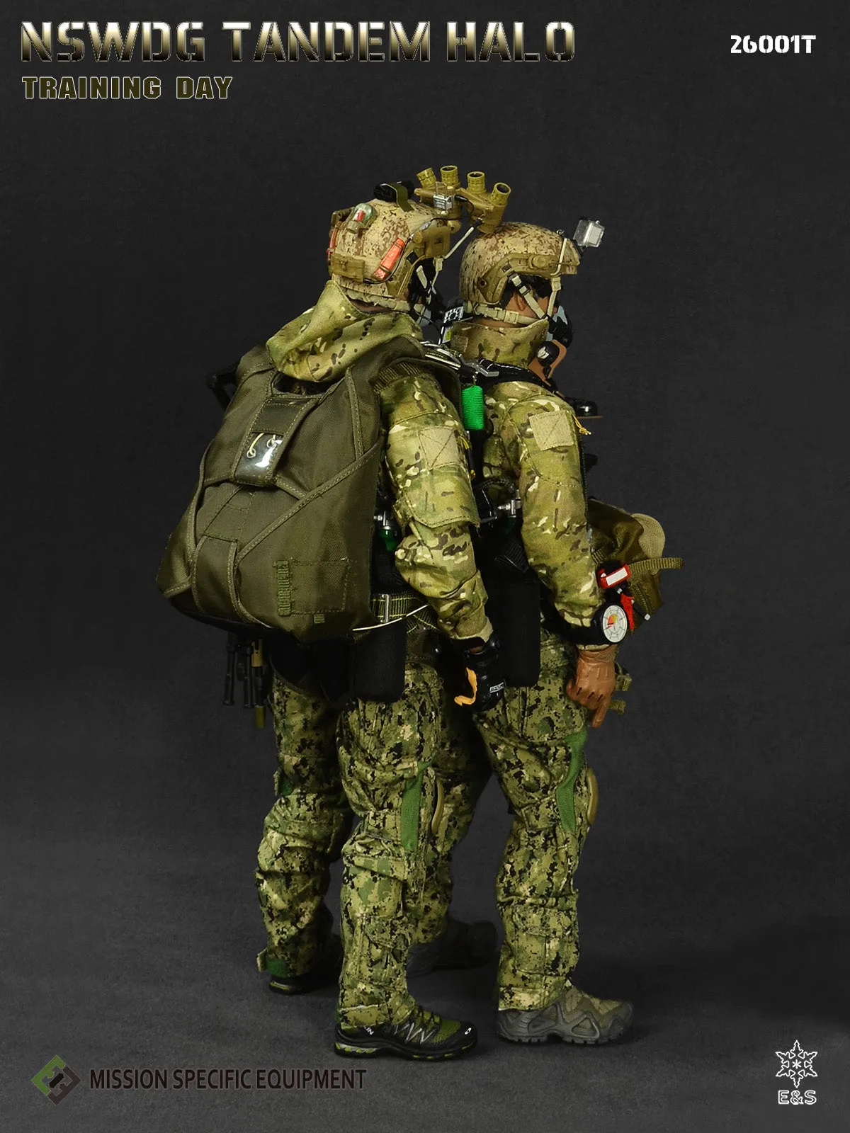 NSWDG - Tandem HALO - Green Combat Boots (Peg Type)