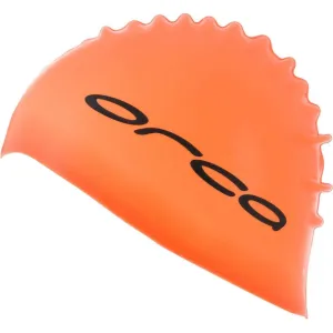 Orca Silicone Swim Cap - Orange