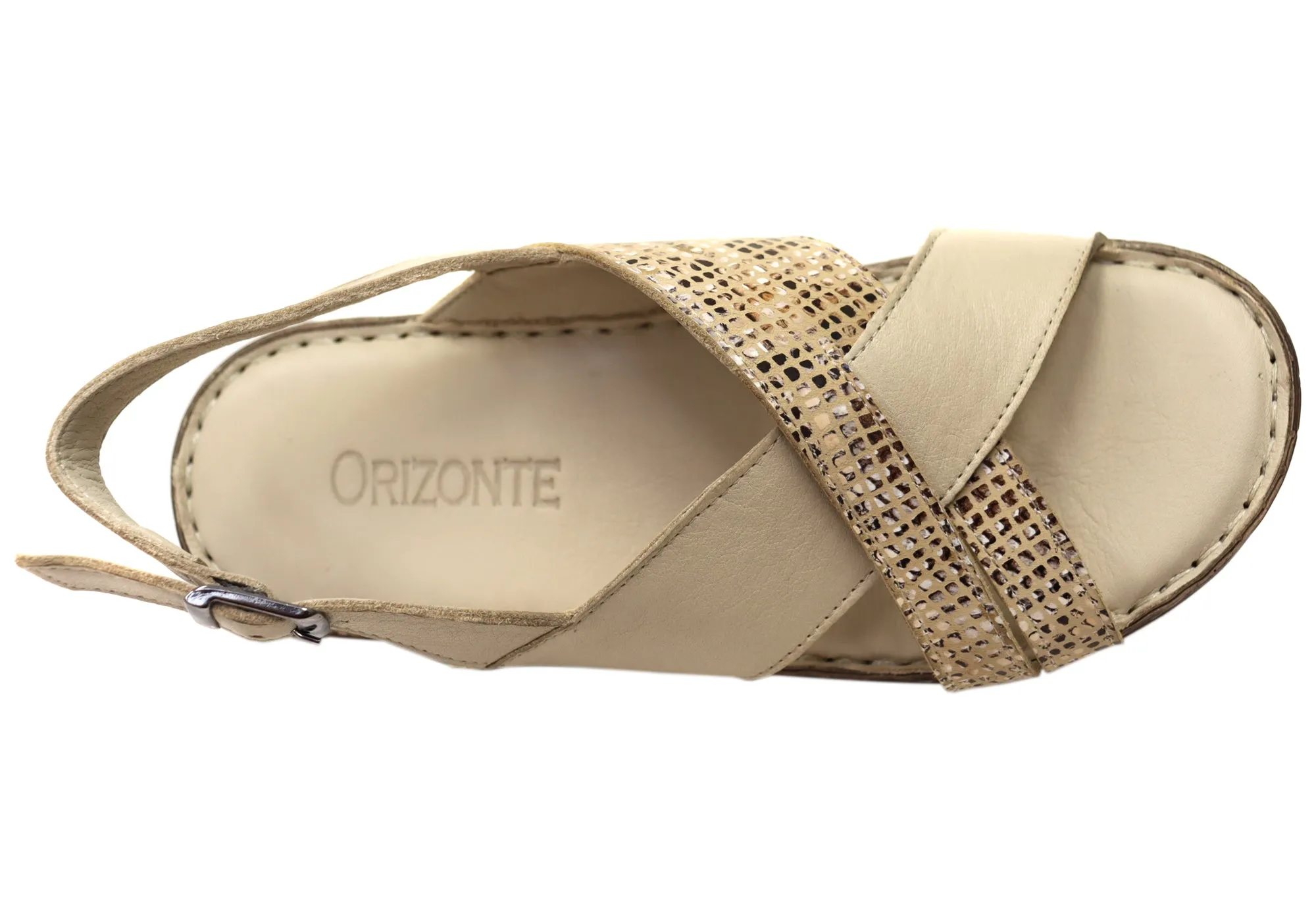 Orizonte Darita Womens Comfortable European Leather Sandals