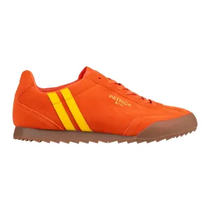 Patrick Rio Suede Trainers Orange/Yellow