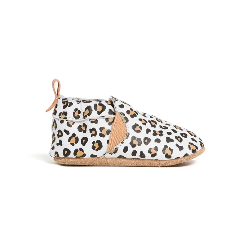 Pretty Brave - Slip On - White Leopard