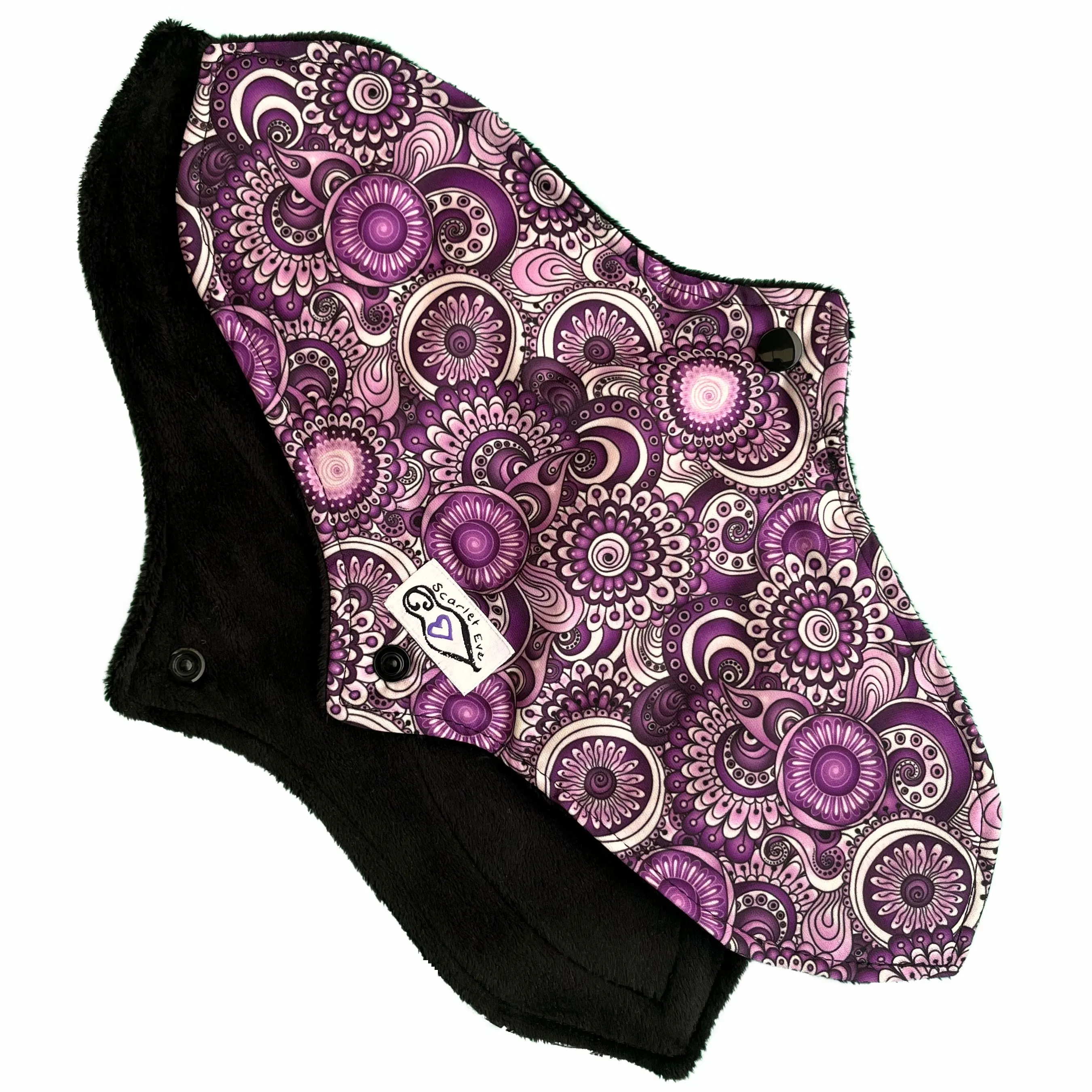 Purple Floral Curvy Tall Pad