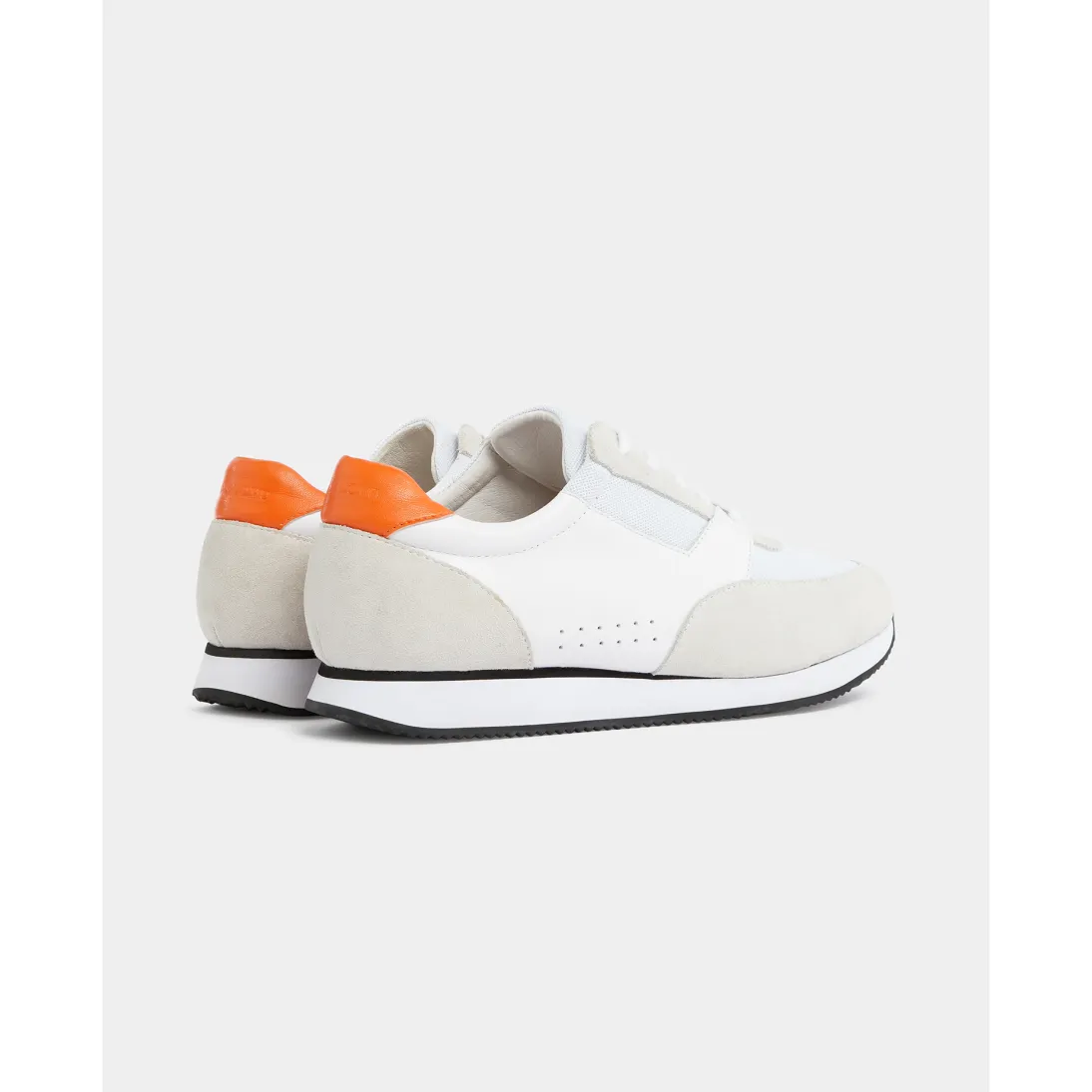 Remus Uomo BRUNO White Leather and Suede Men's Trainers