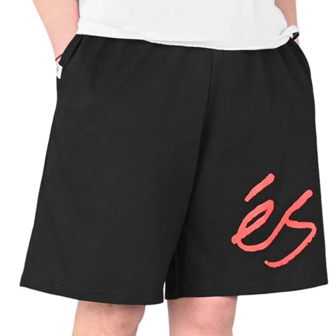 éS Footwear Big Script Sweat Shorts - Black