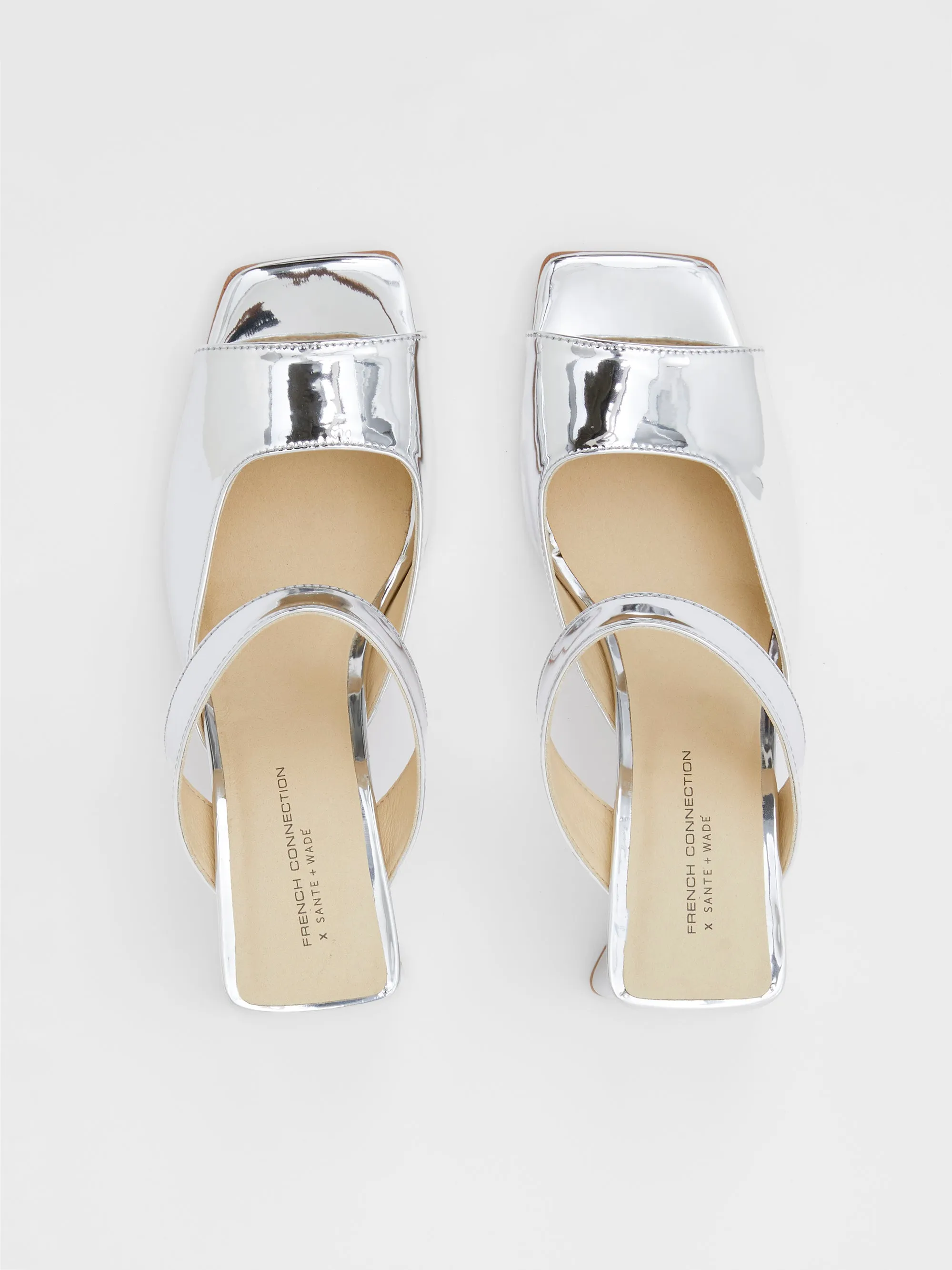 Sadie Mirror Metallic Heels