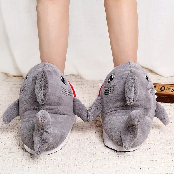 Shark Furry Indoor Slippers