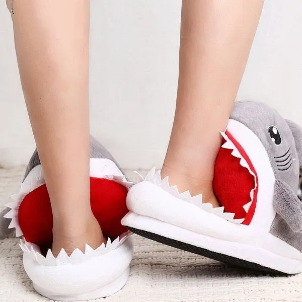 Shark Furry Indoor Slippers