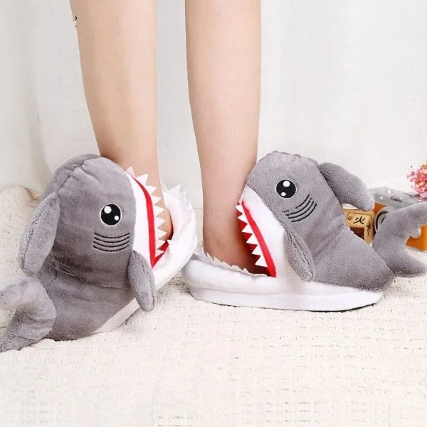 Shark Furry Indoor Slippers