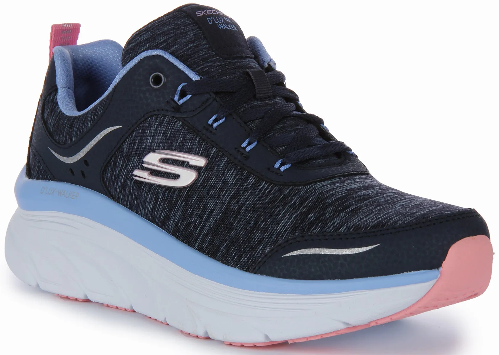 Skechers D'Lux Walker In Navy For Women