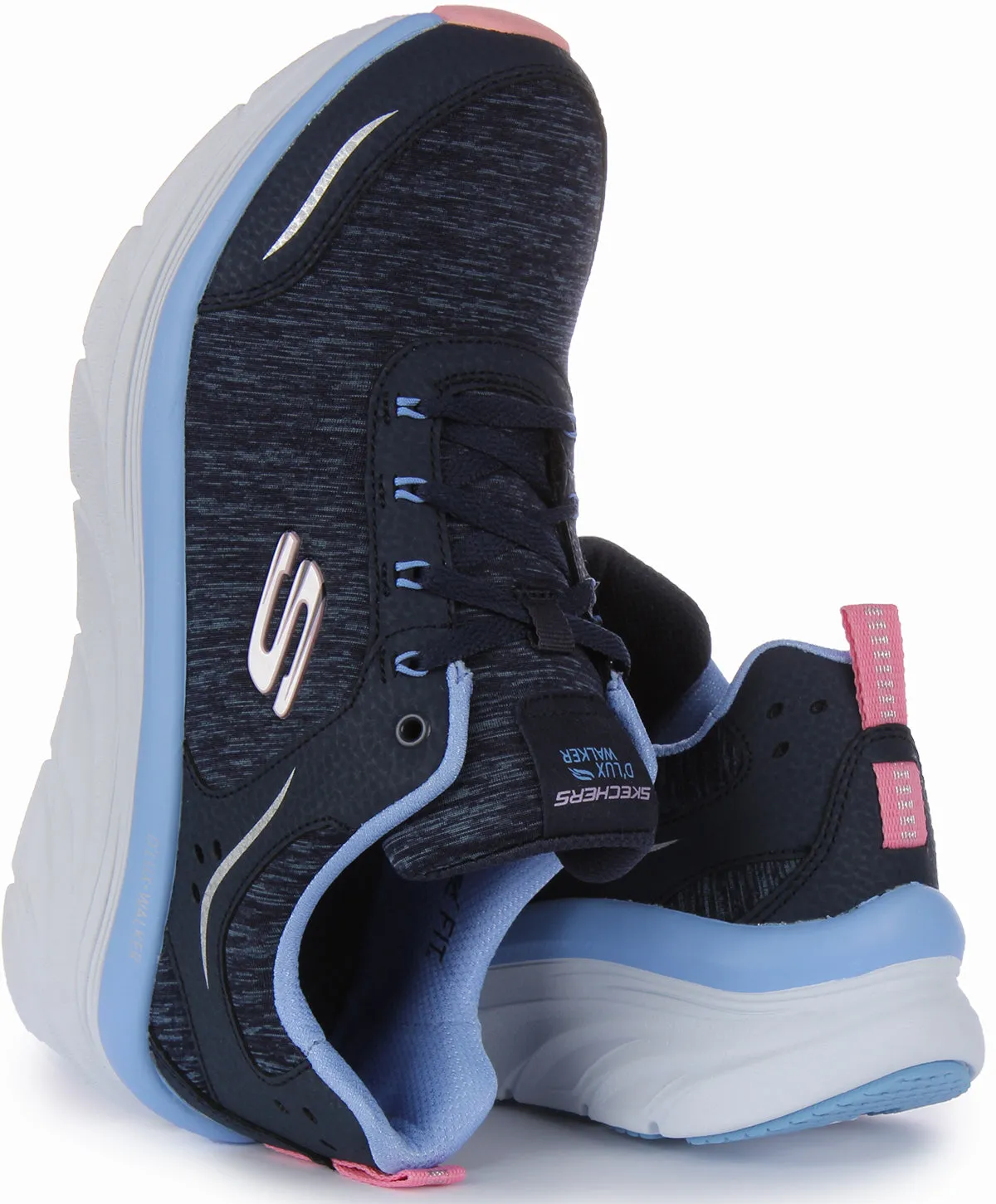 Skechers D'Lux Walker In Navy For Women