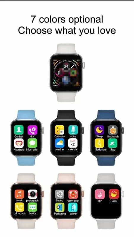 Smart Watch Changeable Strap Series 4  Just For You