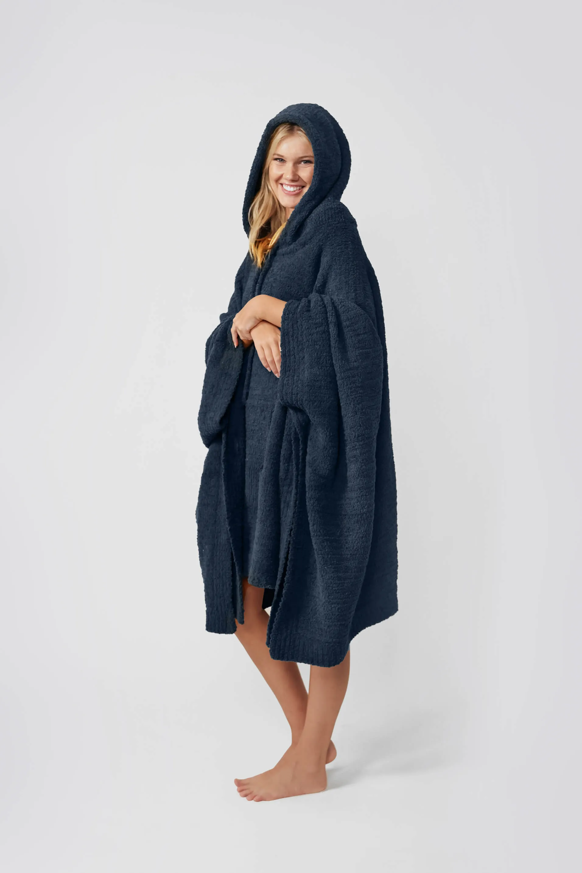 Snug Hooded Wearable Blanket