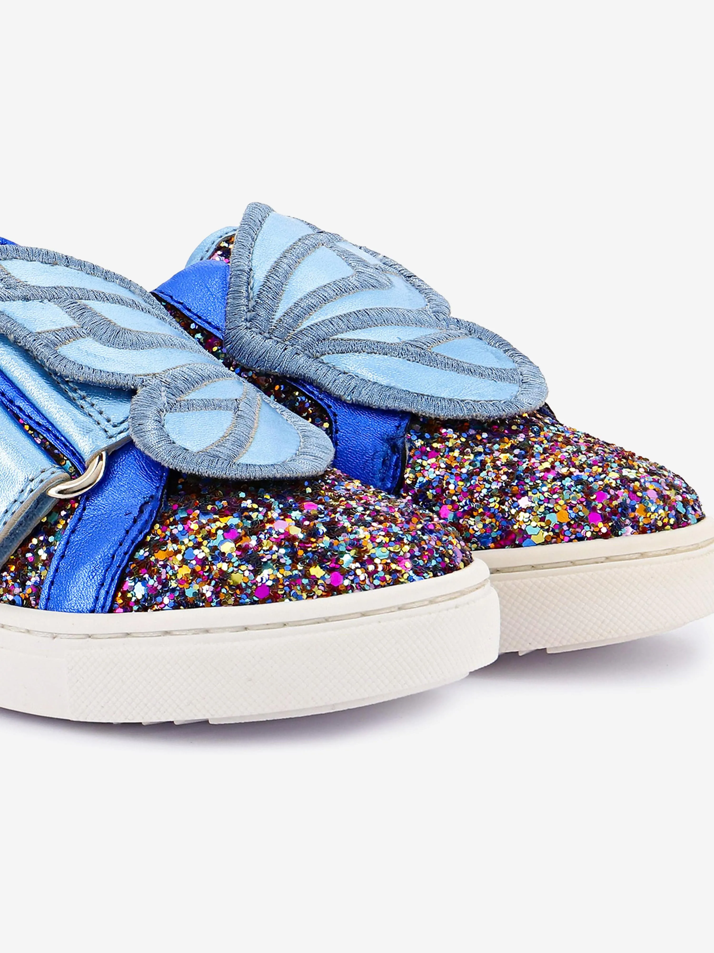 Sophia Webster Girls Butterfly Trainers in Blue