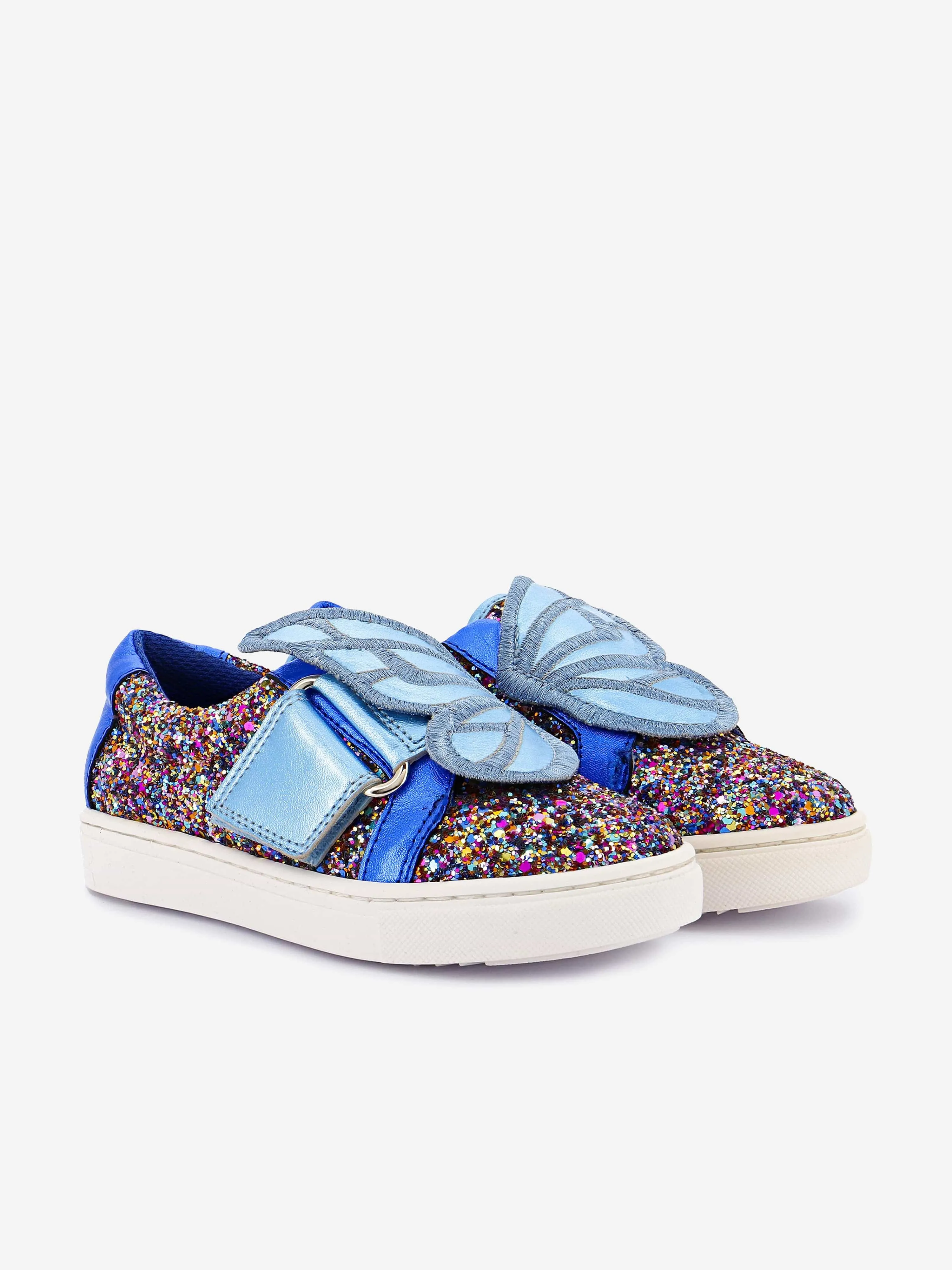 Sophia Webster Girls Butterfly Trainers in Blue