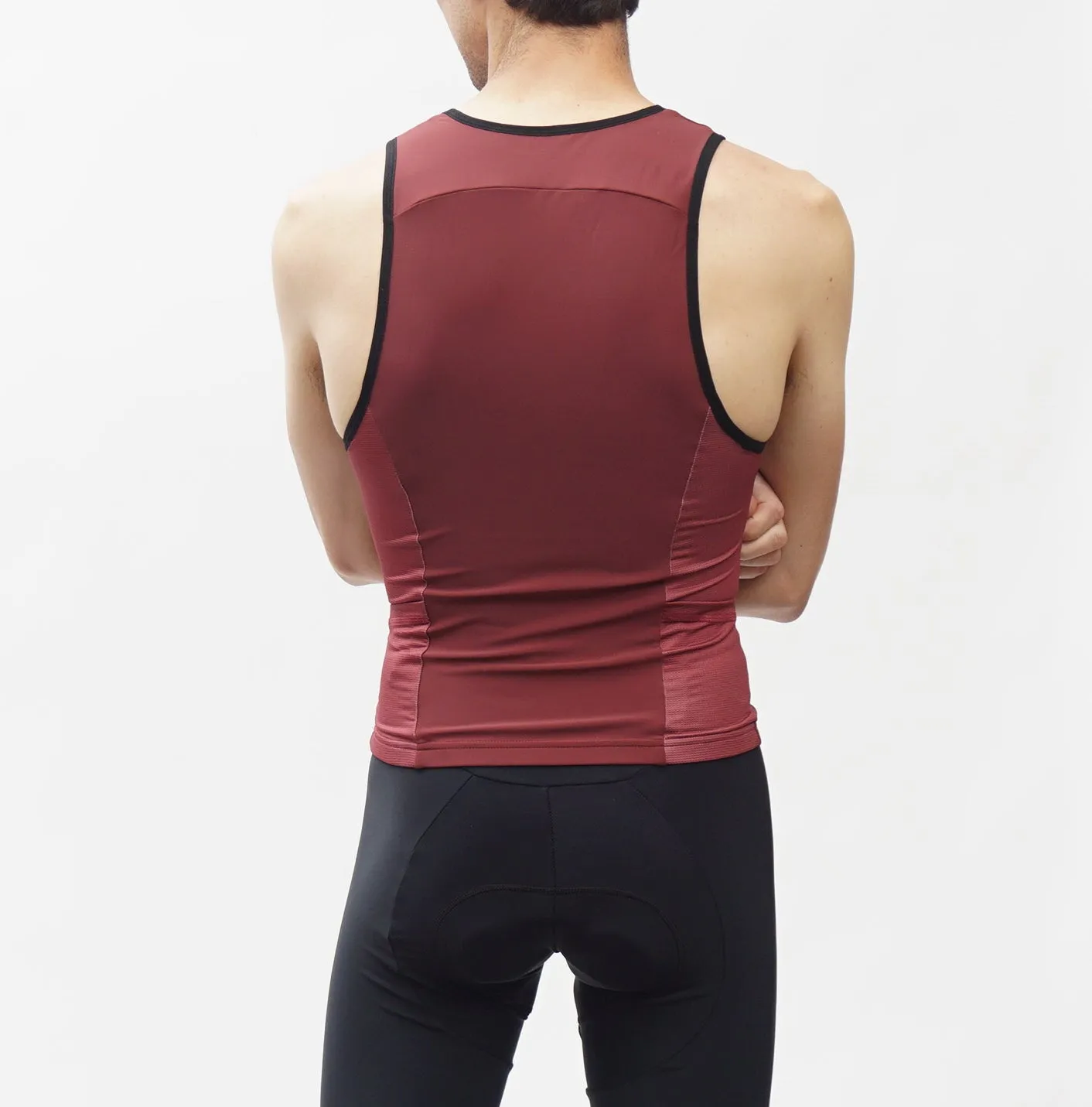 The Burgundy Tri Top