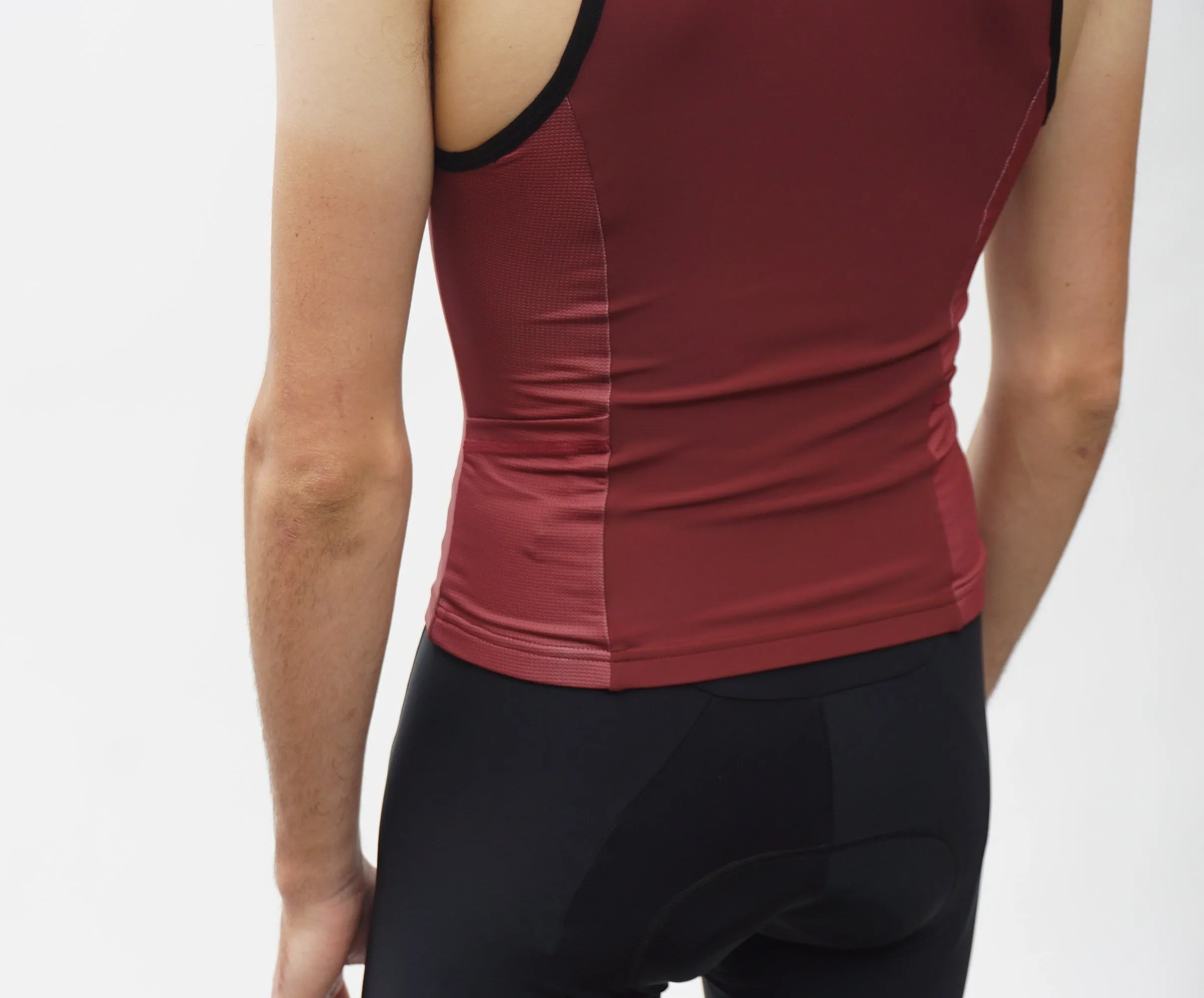 The Burgundy Tri Top