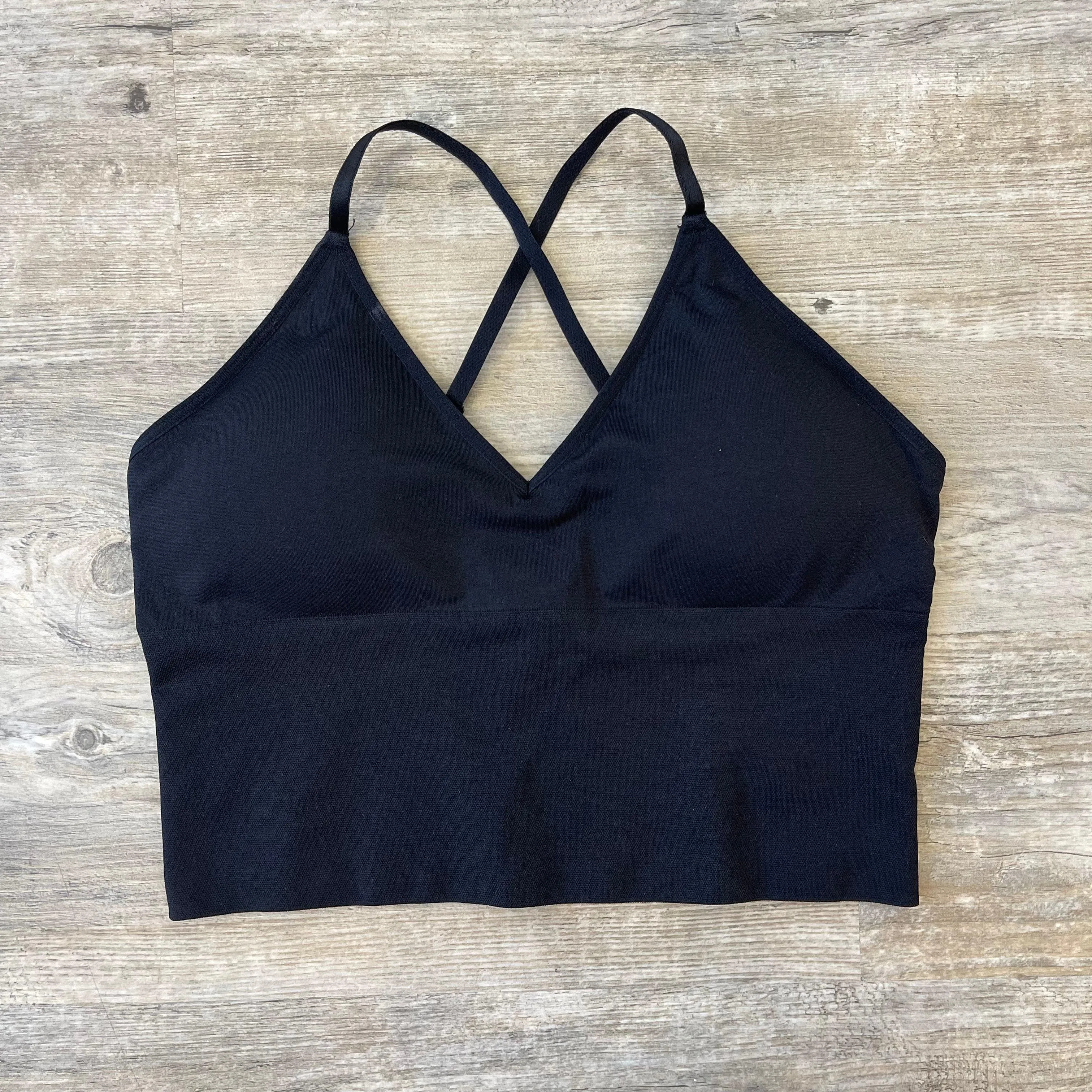 The "Seamless" Cross Back Crop Bralette