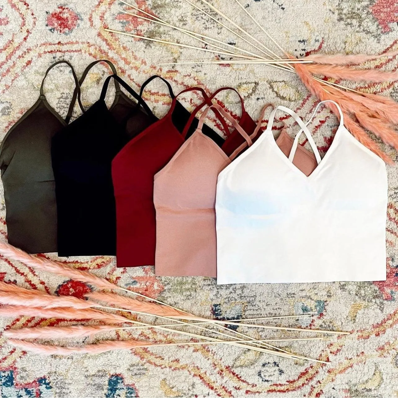 The "Seamless" Cross Back Crop Bralette