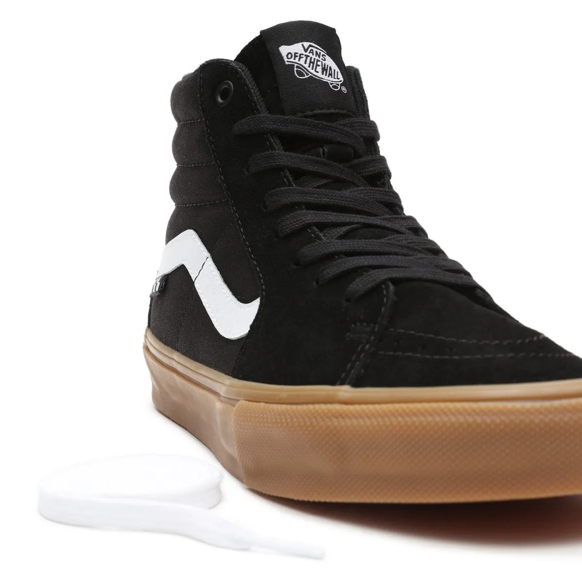 Tênis Vans - Skate Sk8 Hi Black / Gum