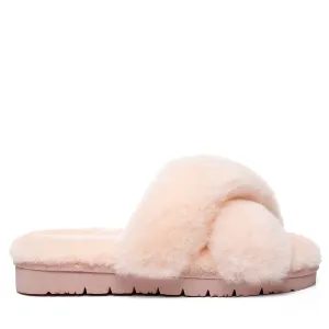 UGG Fluffy Cross Slides