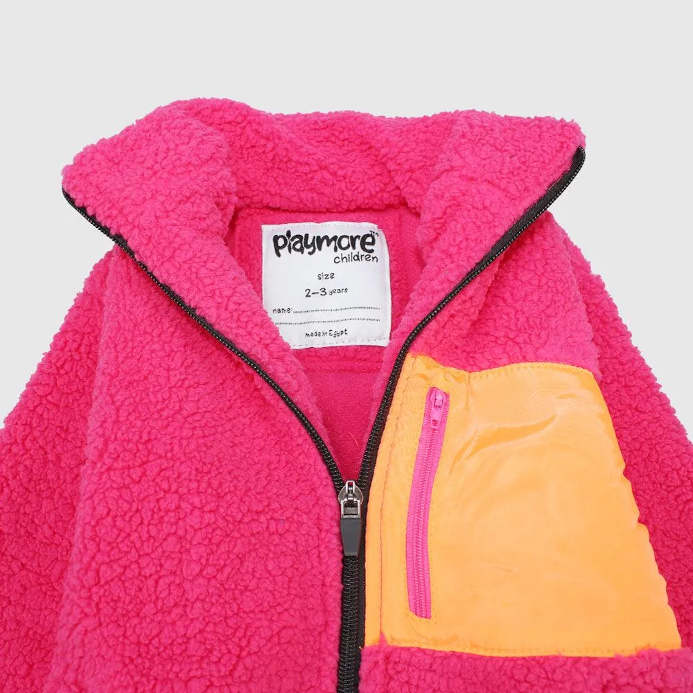 Unisex Fuchsia Fur Jacket