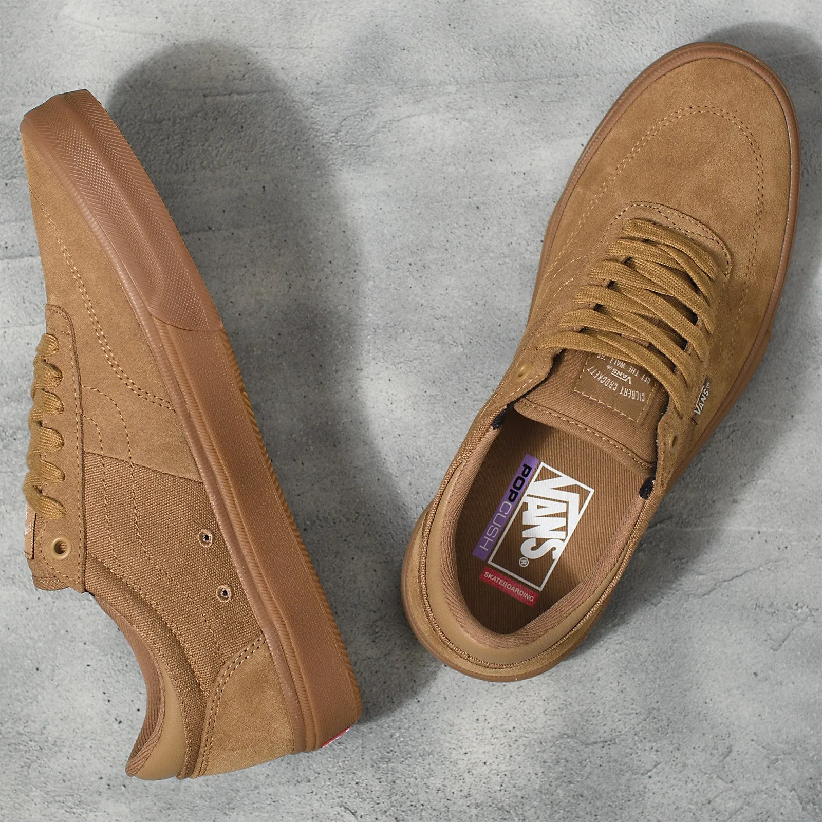 Vans Gilbert Crockett Skateboard Shoe - Brown/Gum