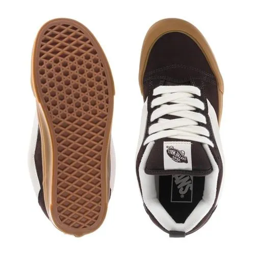 Vans Men's Knu Skool Shoes - Brown / White / Gum