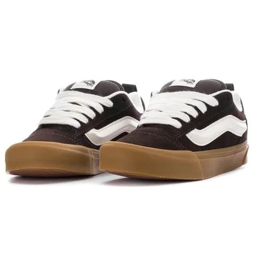 Vans Men's Knu Skool Shoes - Brown / White / Gum