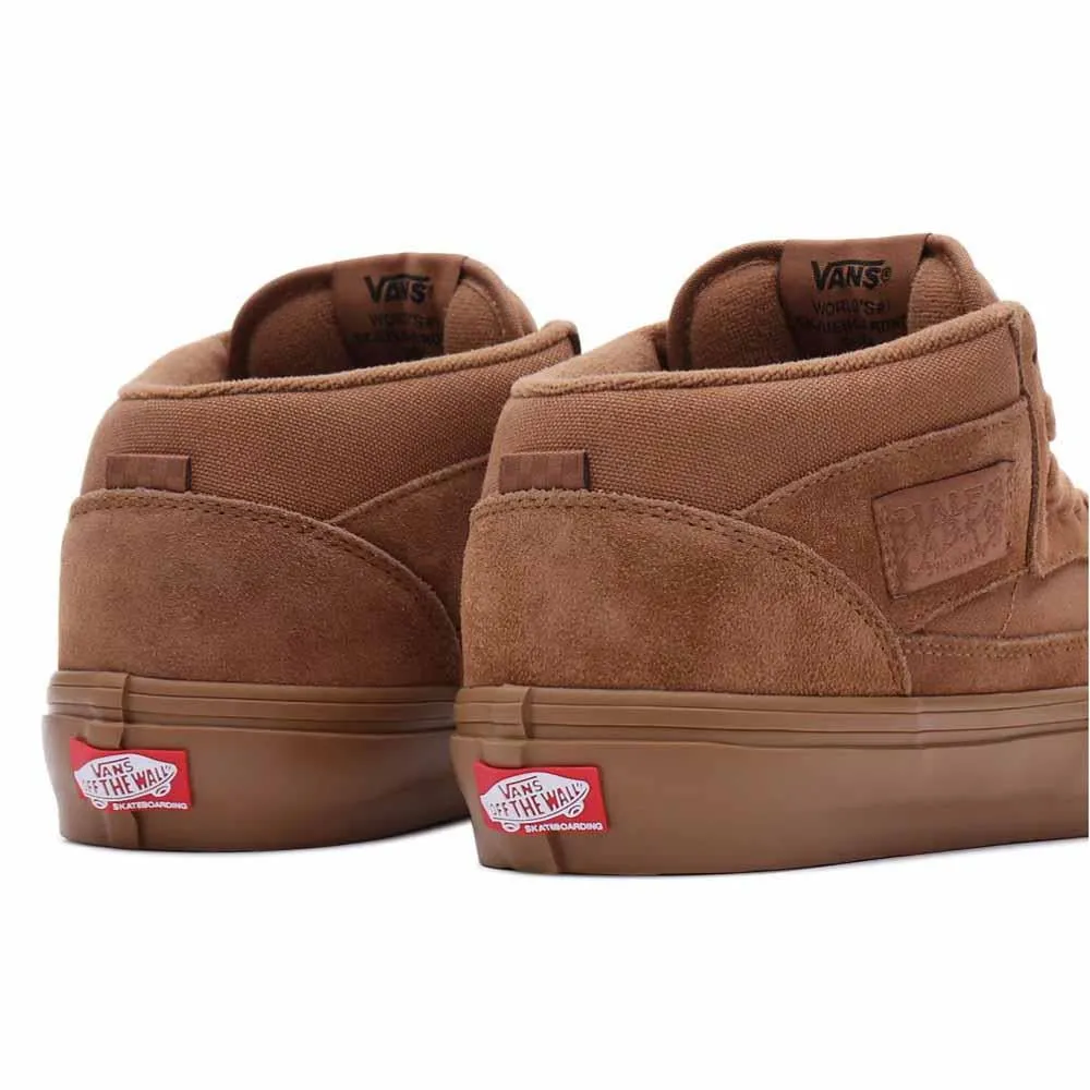 Vans MN Skate Half Cab Vulcanised Brown Gum Skate Shoes