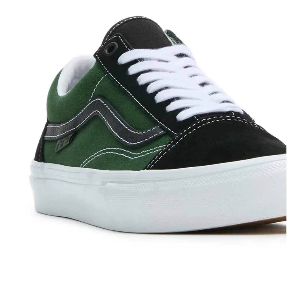 Vans Skate Old Skool Pro Safari Black Greenery Vulcanised Skate Shoes