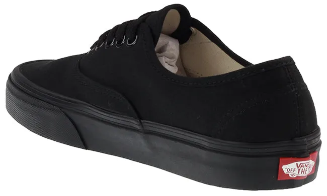 Vans Trainers Mens Authentic Black