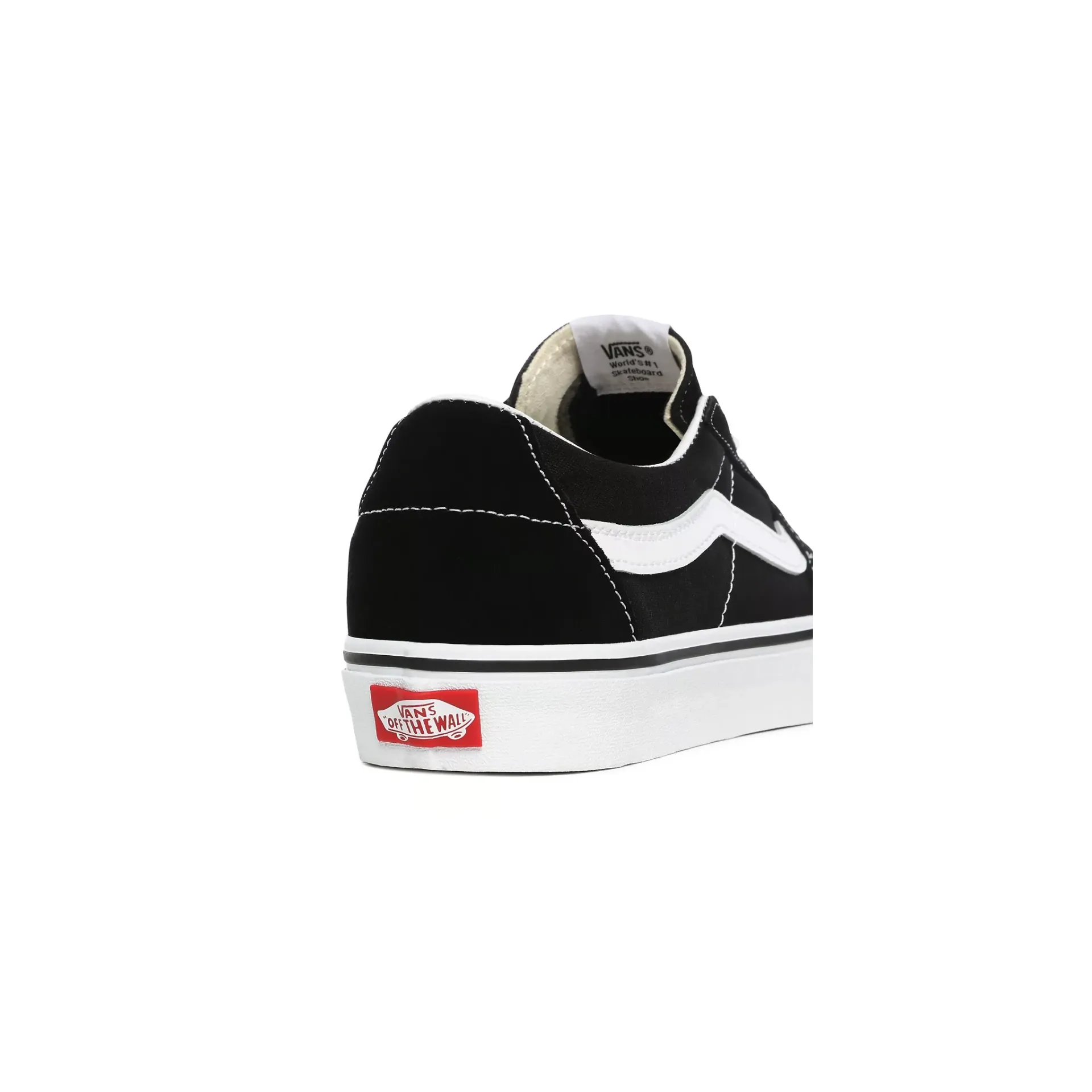 Vans Unisex Sk8 Low Shoes - Black / True White