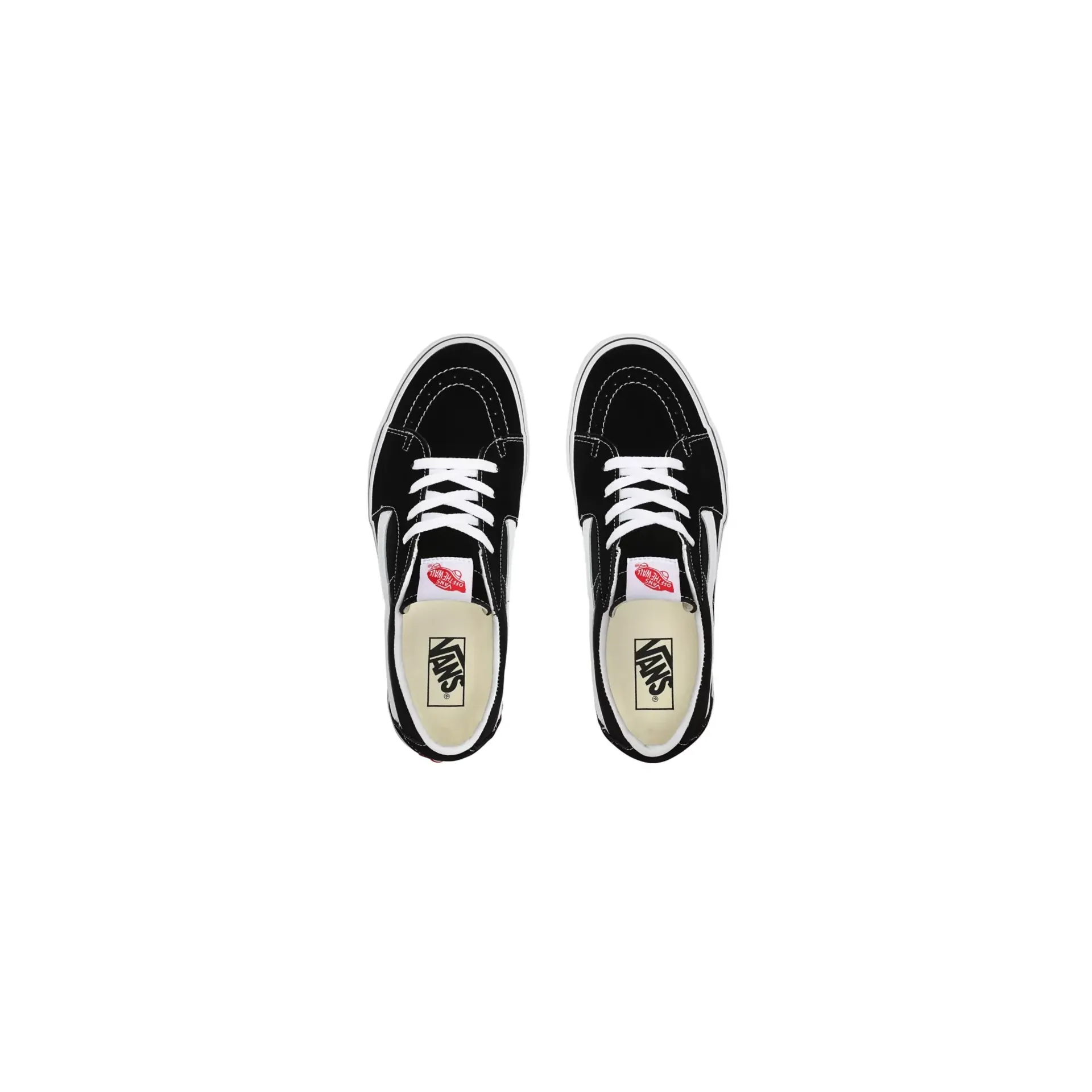 Vans Unisex Sk8 Low Shoes - Black / True White