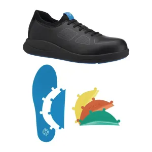 WearerTech Transform Safety Toe Trainer Black with Modular Insole Size 41 - BB745-41