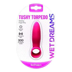 Wet Dreams Tushy Torpedo Finger Ring With Turbo Motor - Pink