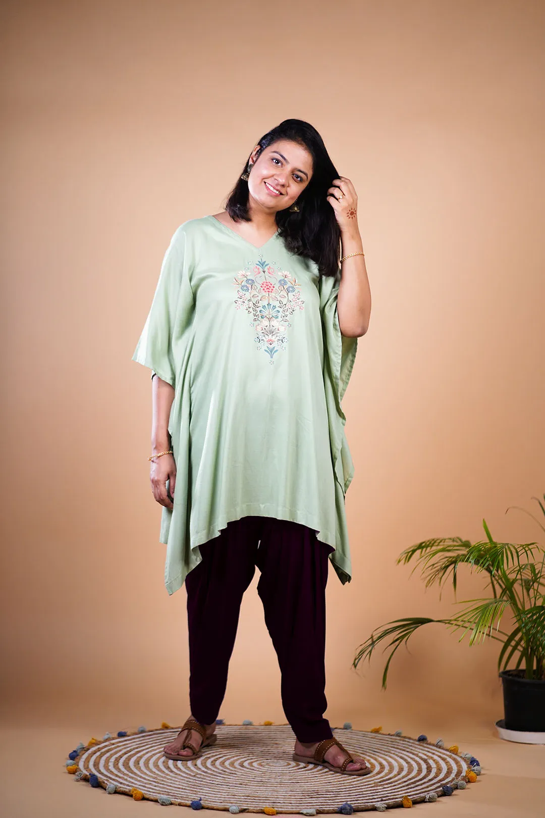 Wine Rayon Salwar