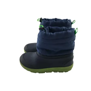 Winter boots shoe size UK 12 junior navy blue waterproof