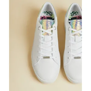 Women Zenno-Irredescent Detail Tennis Trainer - White