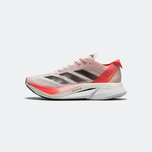 Womens Adizero Boston 12 - Sandy Pink/Aurora Met-Solar Red