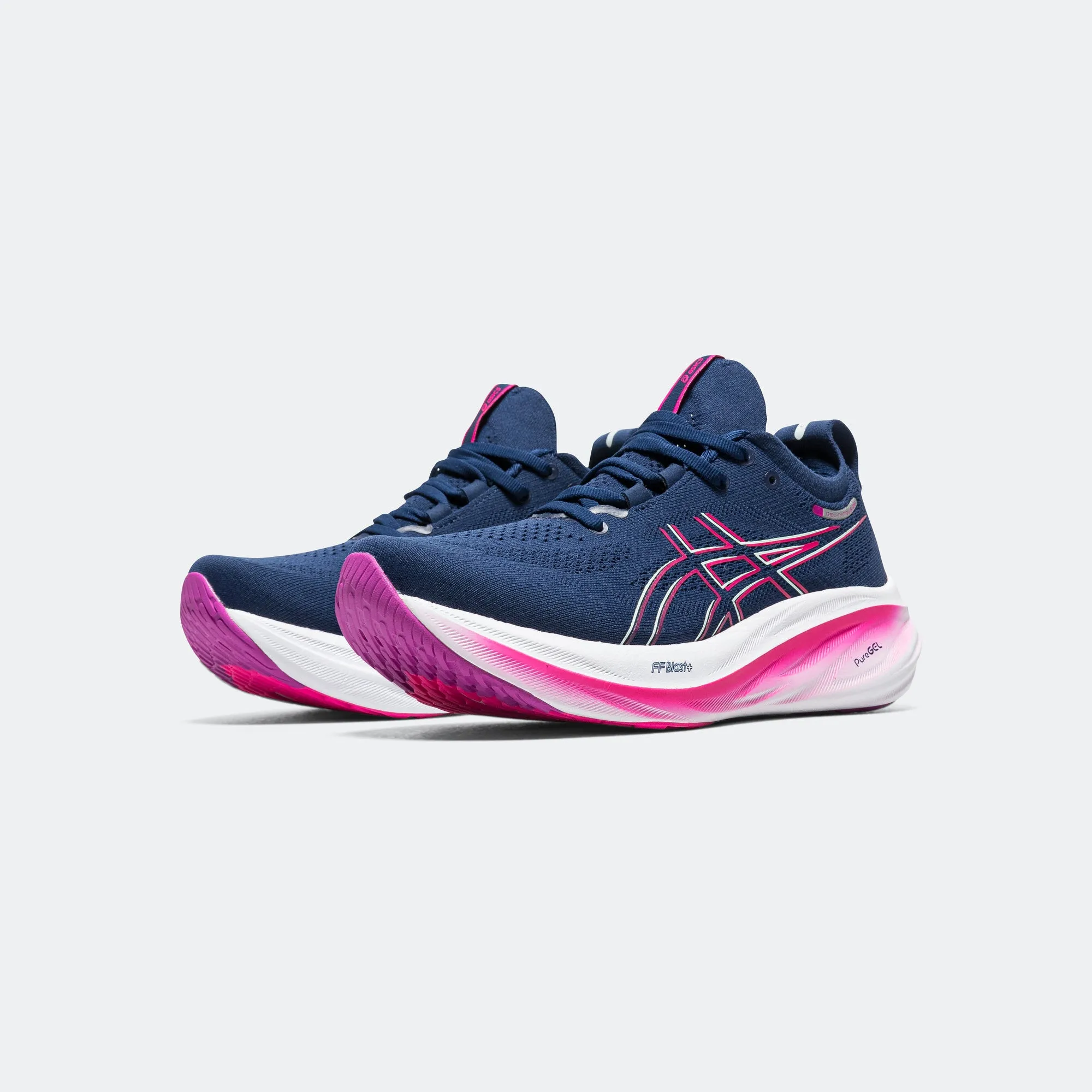 Womens GEL-Nimbus 26 - Blue Expanse/Bold Magenta