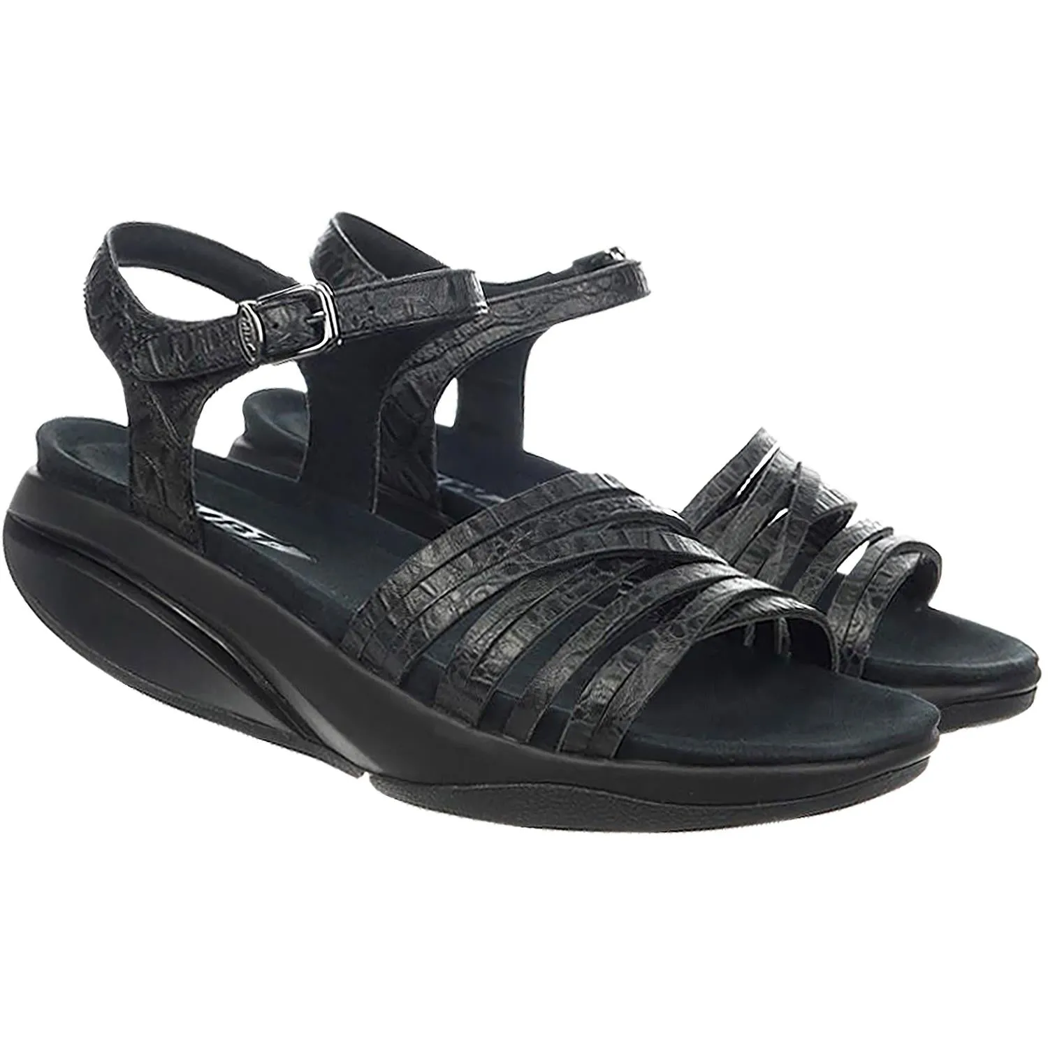 Women's MBT Kaweria 6 Black Nappa Leather