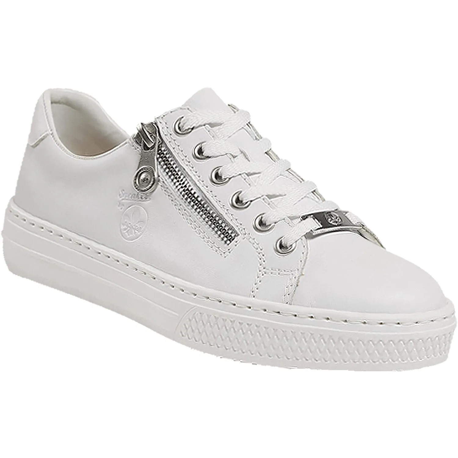 Women's Rieker L59L1-80 Enya L1 White Leather