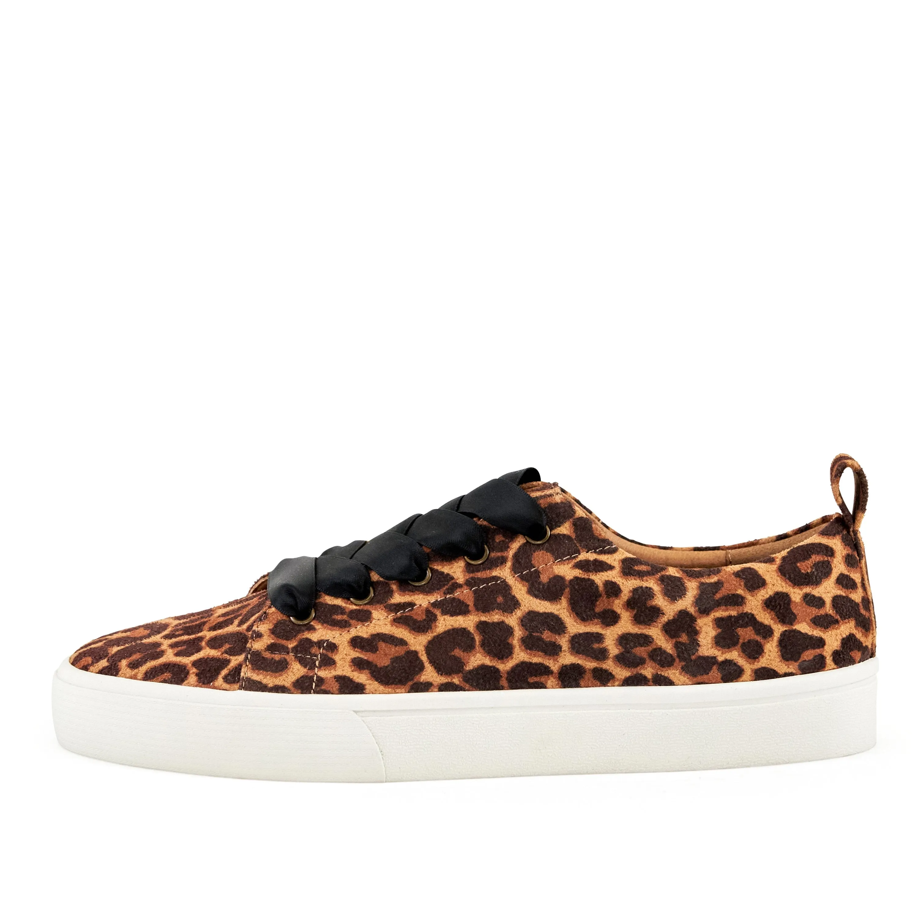 Women's Vancouver Wide Lace Leopard Sneaker