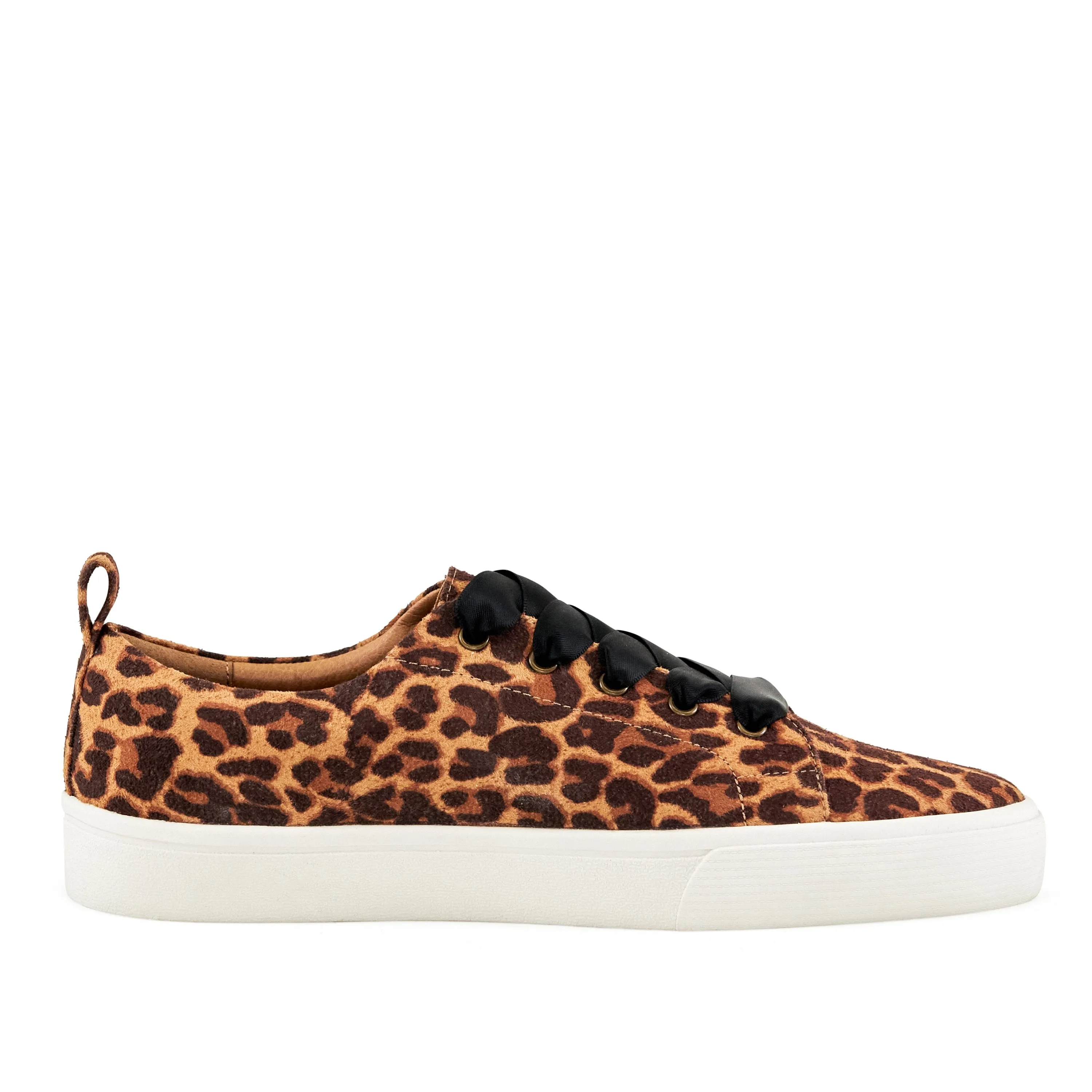 Women's Vancouver Wide Lace Leopard Sneaker