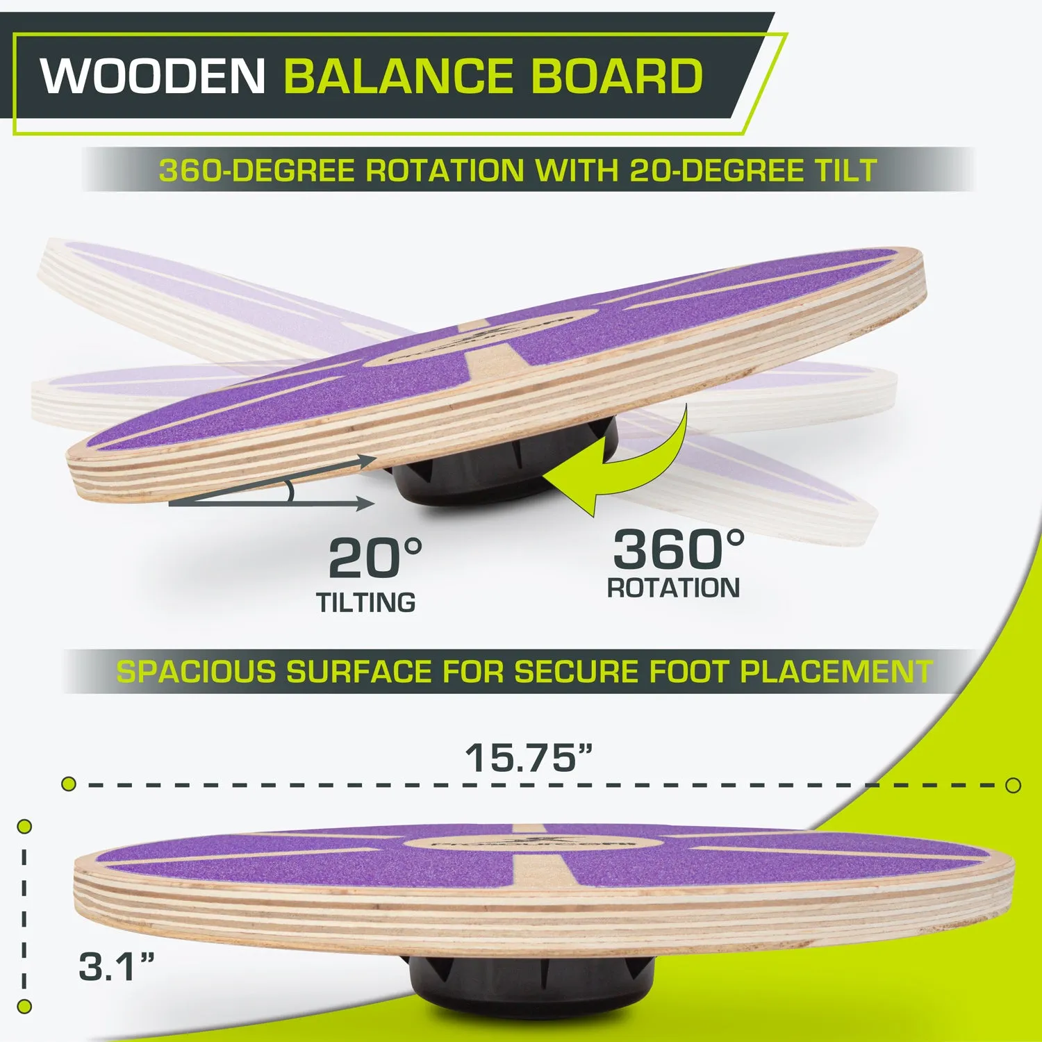 Wooden Balance Board