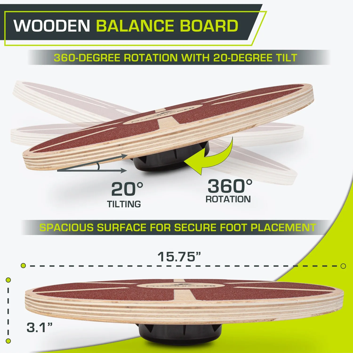 Wooden Balance Board